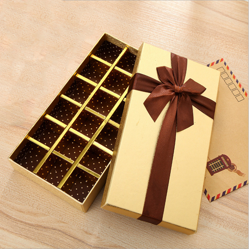 Long Ribbon Chocolate Gift Box