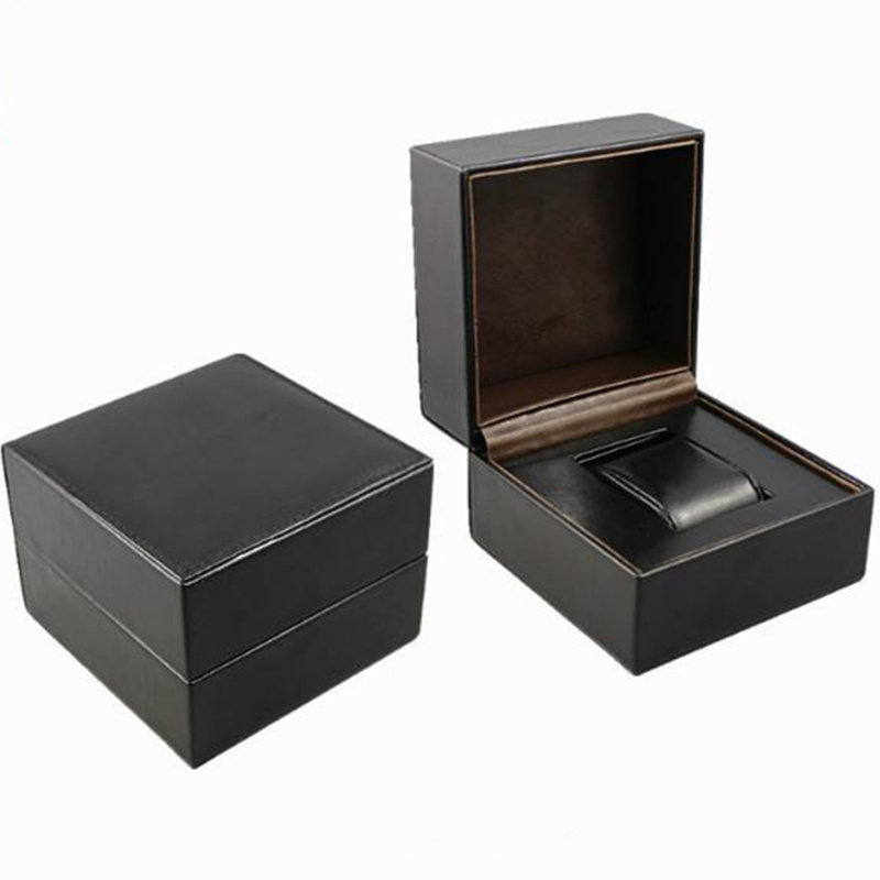 Black Hinged Watch Presentation Box