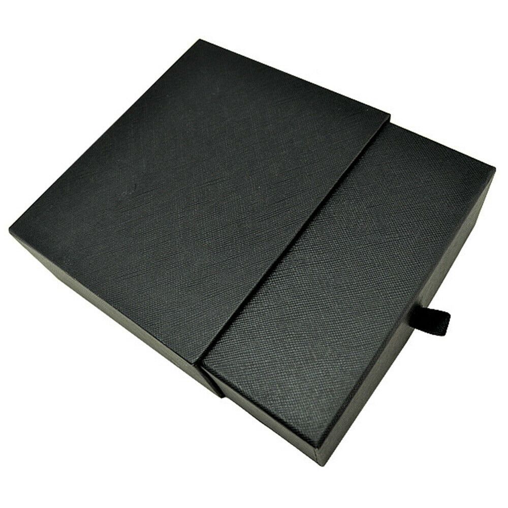 Black Textured Drawer Gift Box