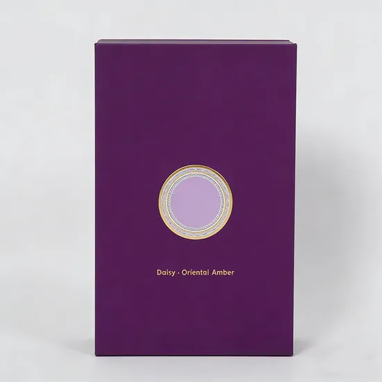 Deep Purple Book-Style Perfume Gift Box