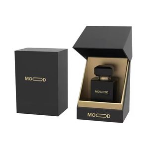 Slanted-Opening Perfume Box with Gold Interior